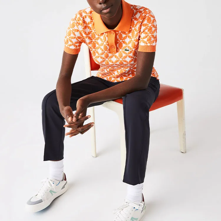 LACOSTE Polo Shirts Women's Orange-2