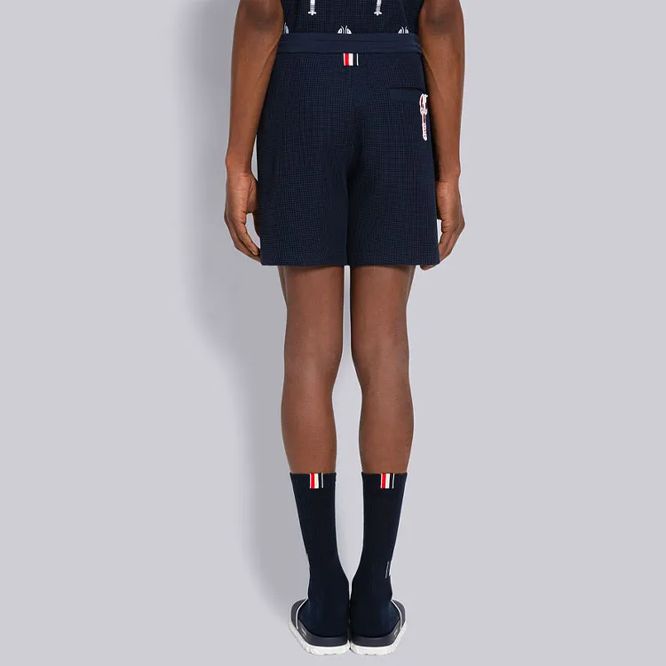 THOM BROWNE Logo patch Track Shorts-2