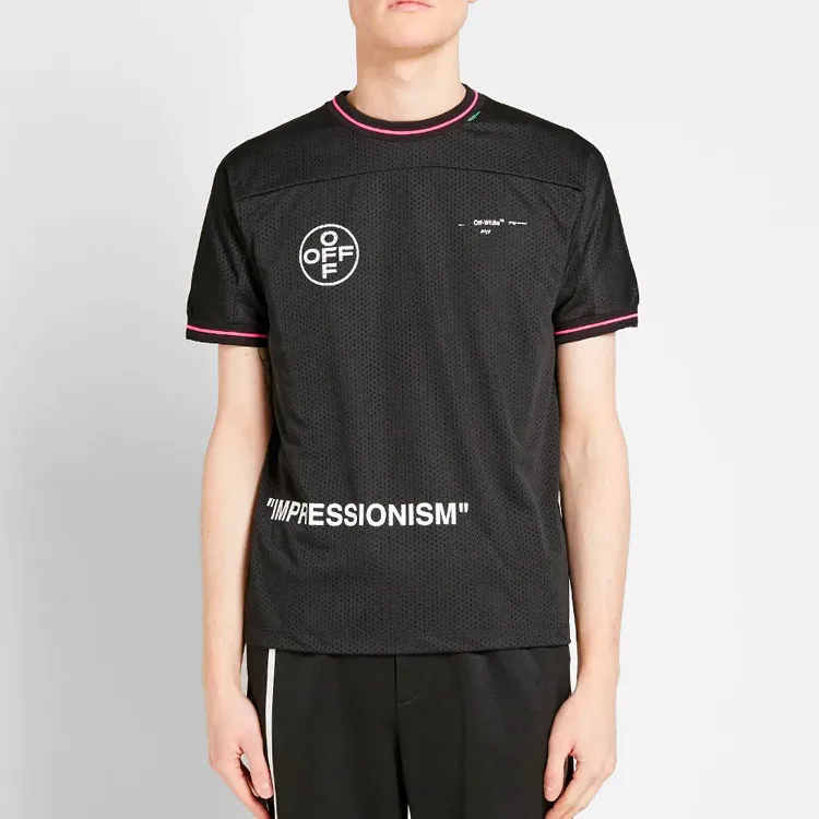 OFF WHITE T Shirt Regular Fit Men's Black-3