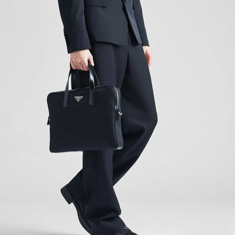 PRADA Re Nylon Briefcases-6