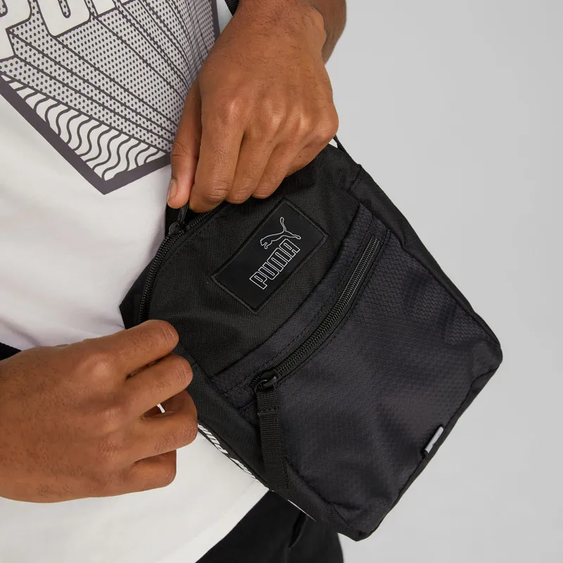 PUMA Polyester Portable Crossbody Bag Shoulder Bag Unisex Black-2