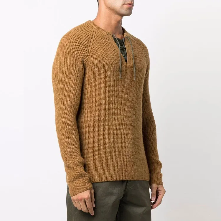 EMPORIO ARMANI FW21 Sweater Men's Yellow-3