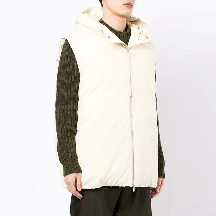 JIL SANDER Vests Men Beige-3