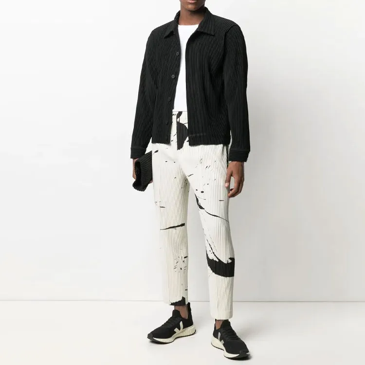 Homme Plissé Issey Miyake Shirts Men Black-1