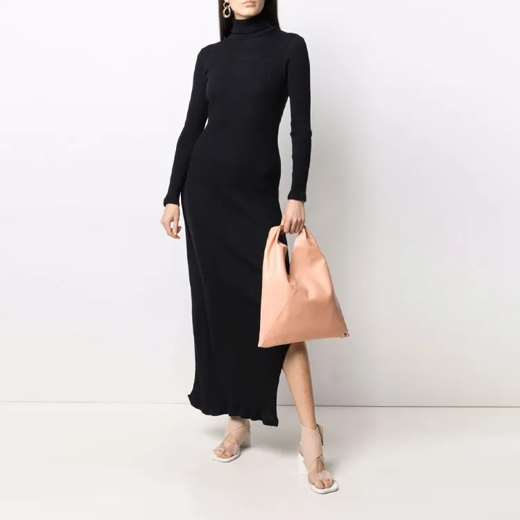 MM6 Maison Margiela Roll neck Maxi Dress-1
