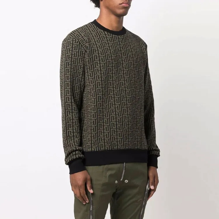 BALMAIN Sweaters Men Green-5