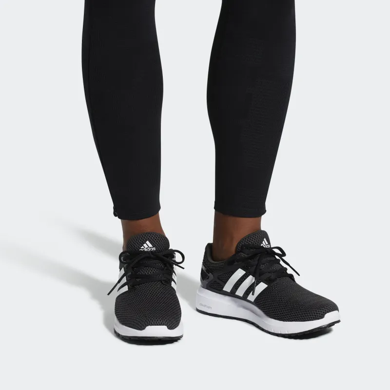 Adidas Energy Cloud Abrasion Resistant Coverage Low Top Running Shoes Men's Graphite Black-6