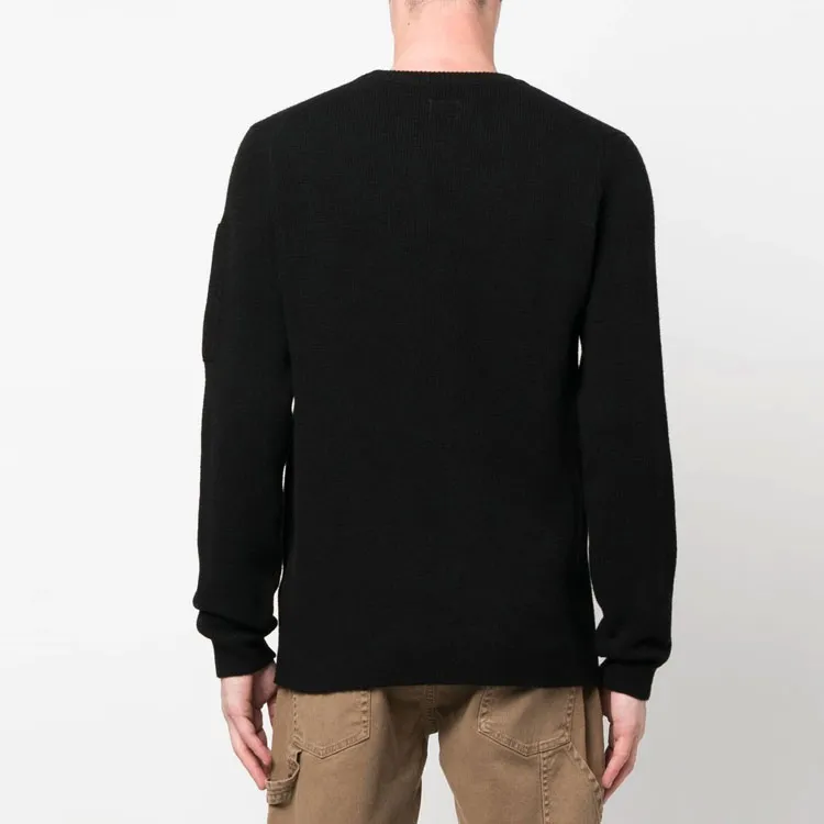C.P.Company Lens detail Waffle knit Jumper-2
