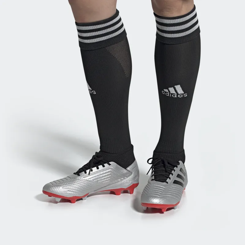 adidas Predator 19.3 FG 'Silver Metallic Red'-6