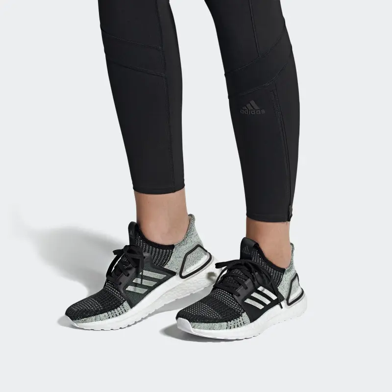 Adidas Ultra Boost 2019 Core Black Linen Green Women's-5