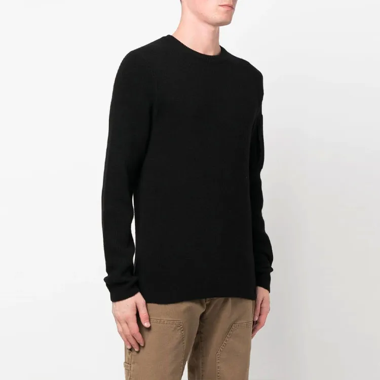 C.P.Company Lens detail Waffle knit Jumper-3