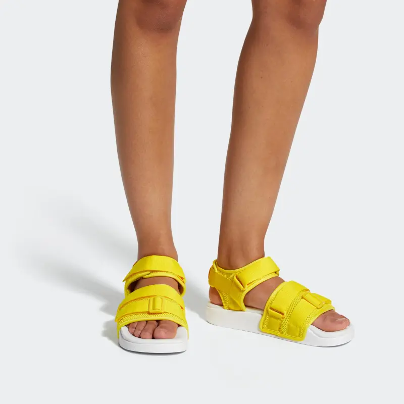 Adidas Originals Adilette 2.0 'Yellow White' Women's-6