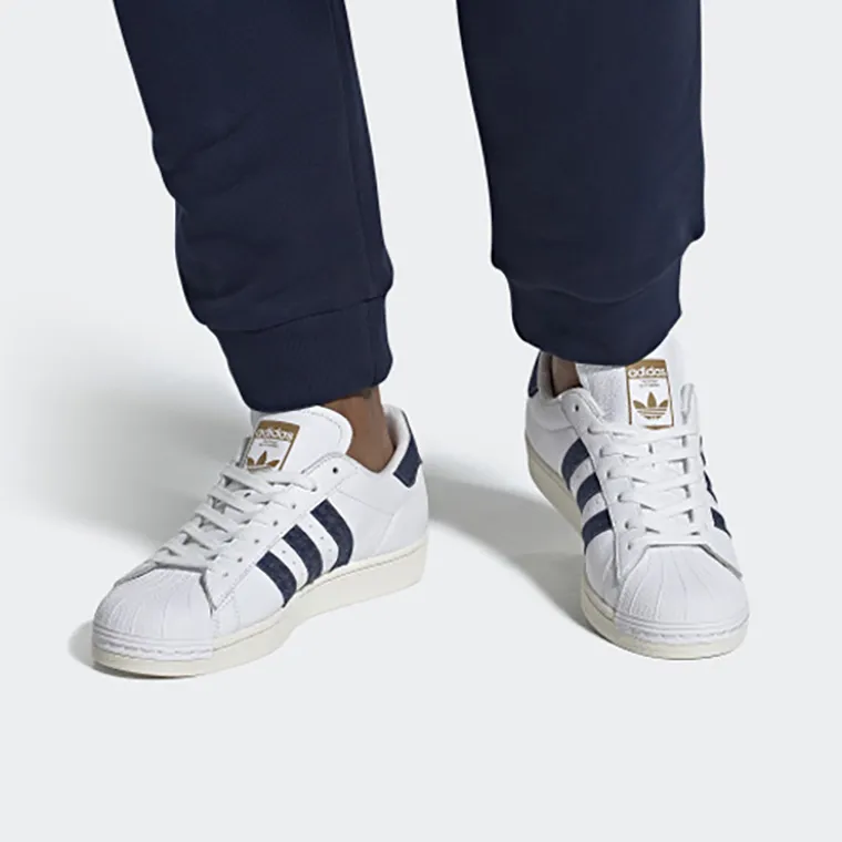 Adidas Superstar 'White Dark Blue'-5