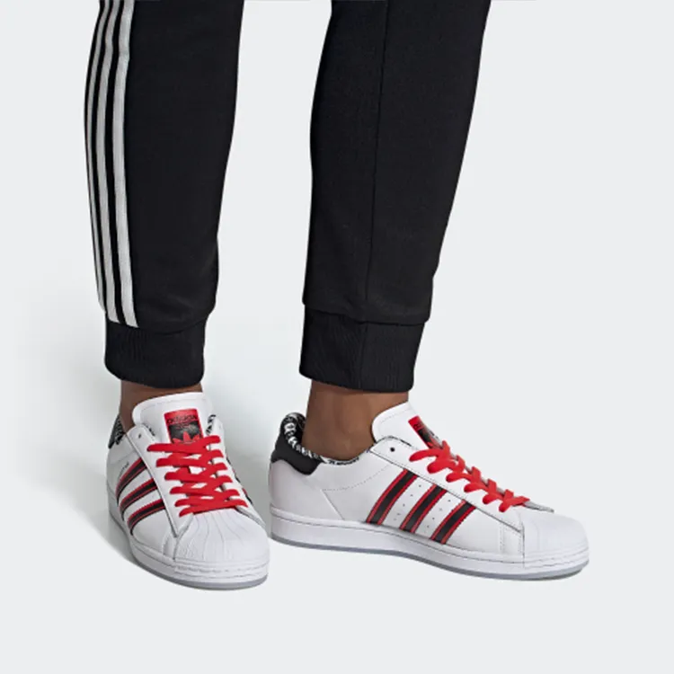 Adidas Originals Superstar Cloud 'White/Core Black/Red'-6