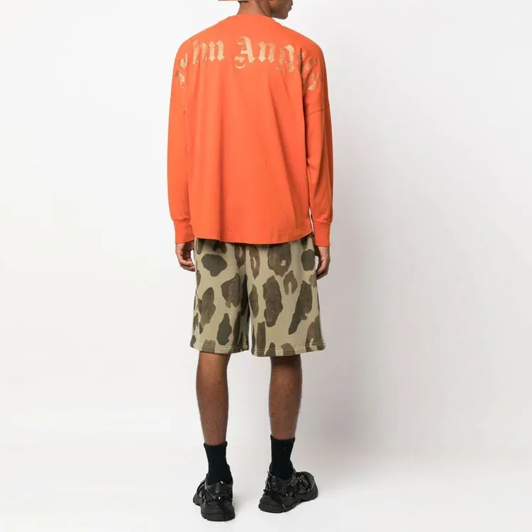 PALM ANGELS Glitter Classic Logo Over Tee-1