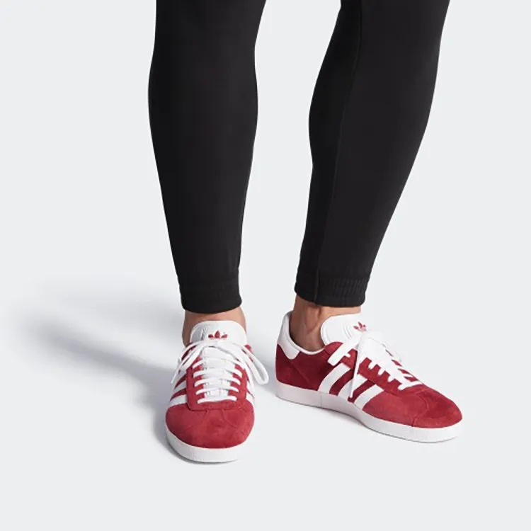 Adidas Gazelle Collegiate Burgundy White-4