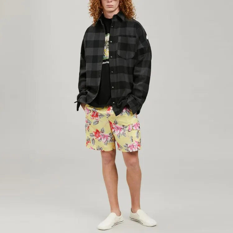 PALM ANGELS Curved Logo Shirt-1