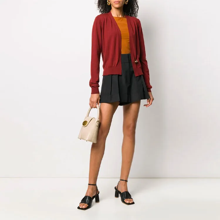 Bottega Veneta FW21 Loose Fit Knitwear Women's Red-1