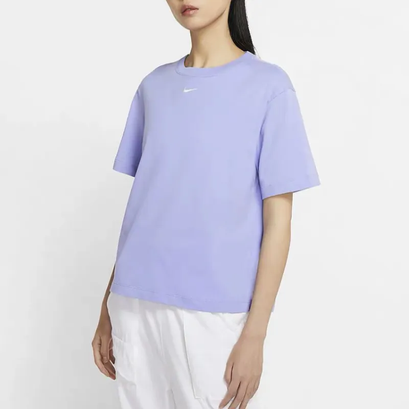 Nike Set in Sleeve T Shirt Women's Light Purple-2