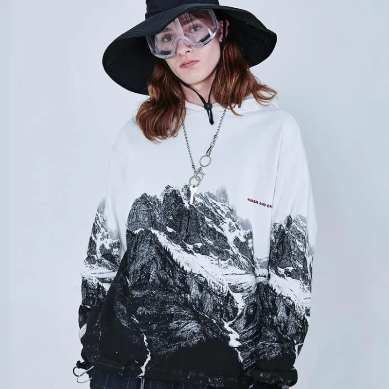 HARSH AND CRUEL Sweatshirt Unisex White-2