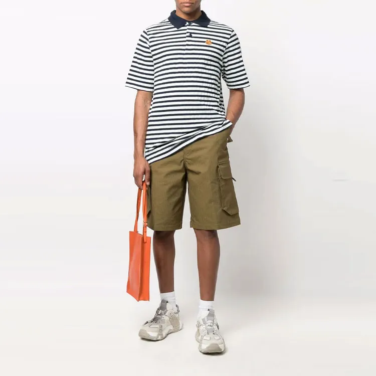 KENZO Buttoned Cargo Shorts-1