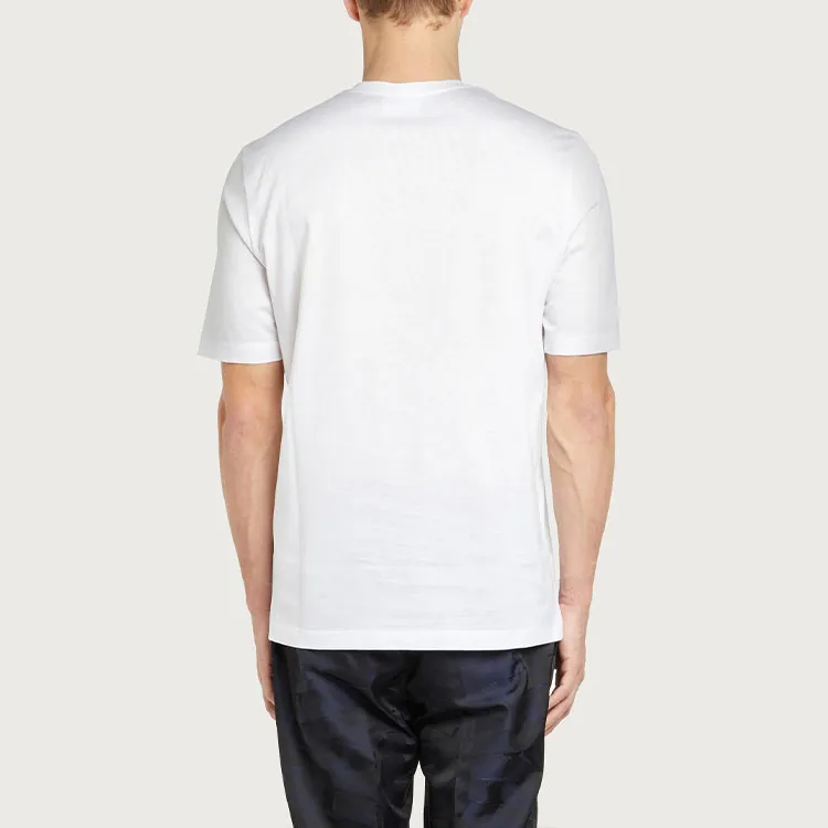 Ferragamo T-Shirts Men White-3