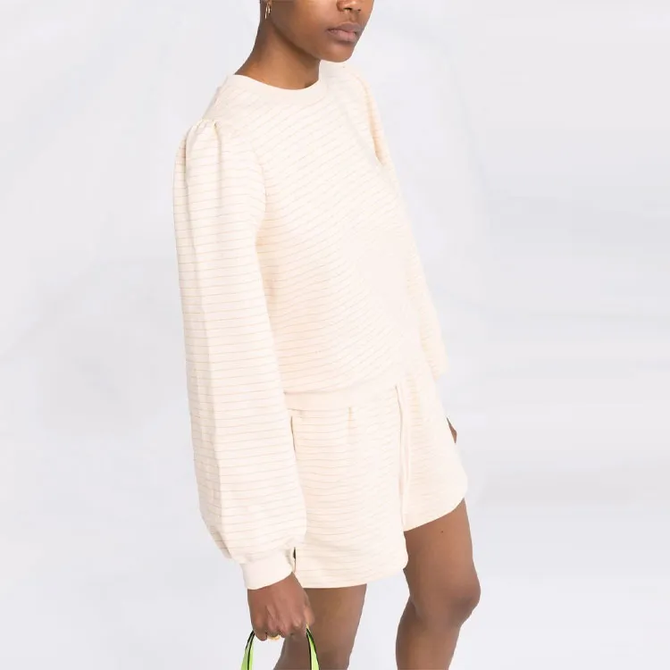GANNI Sweatshirts Women's Beige-4