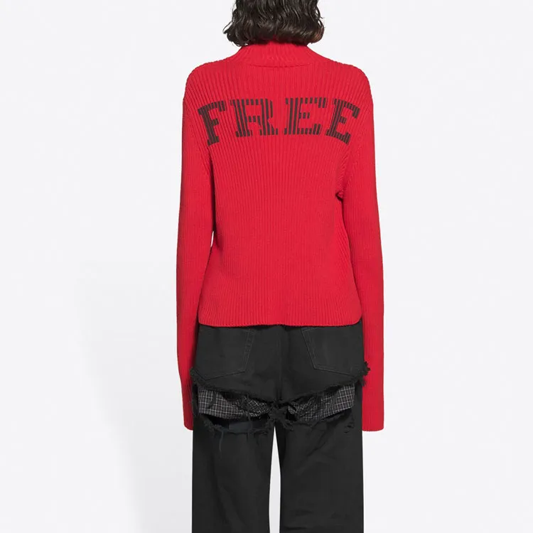 Balenciaga Sweaters Men Red-3