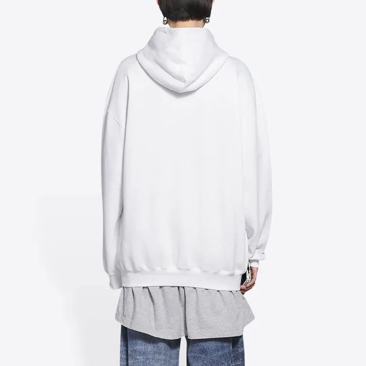 Balenciaga FW21 Sweatshirt Regular Fit Unisex White-4