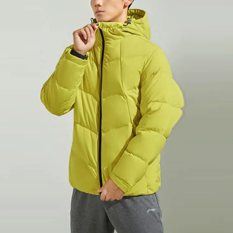 LiNing Fitness Series Down Jacket Winter Men's Green-2