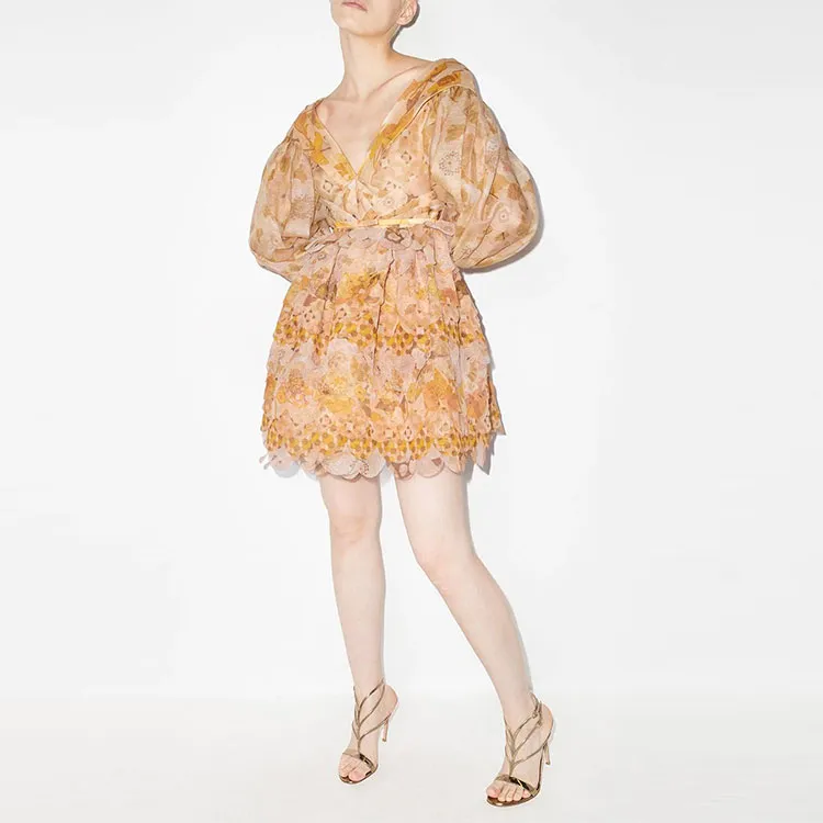 Zimmermann Tempo Puff sleeve Dress-1