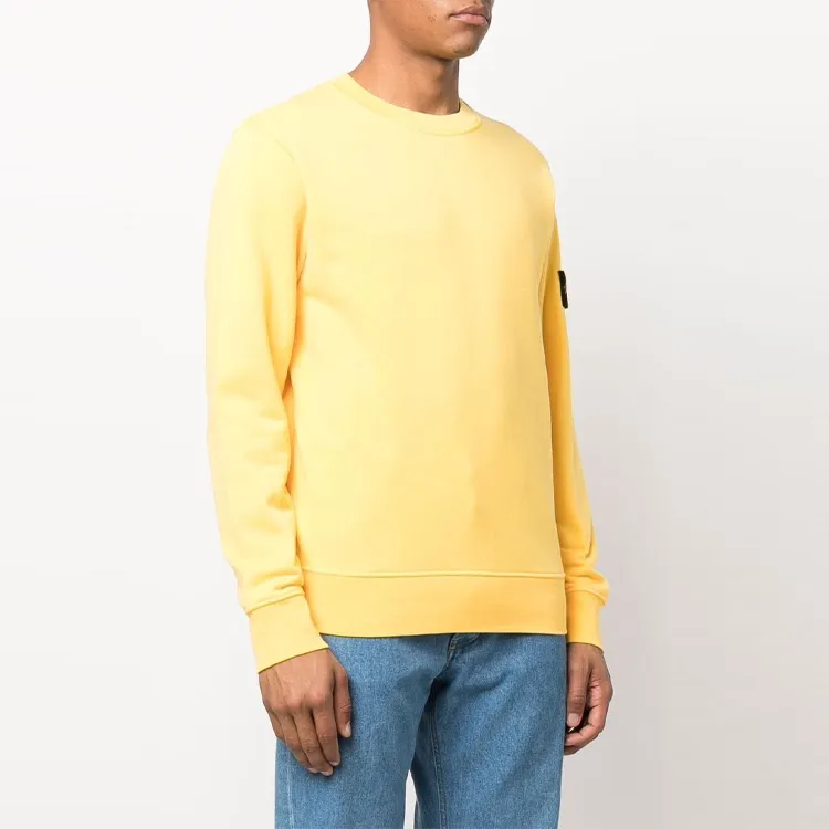 STONE ISLAND SS22 Sweatshirt Men's Yellow-3