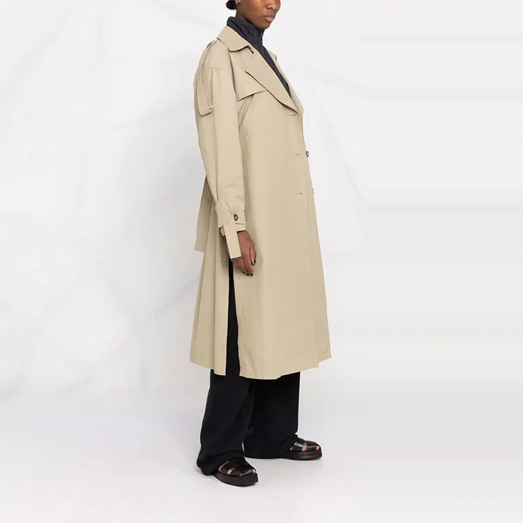 AMBUSH Side Slit Trench Coat 'Natural'-2