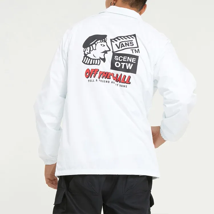 Vans Jackets Men White-3
