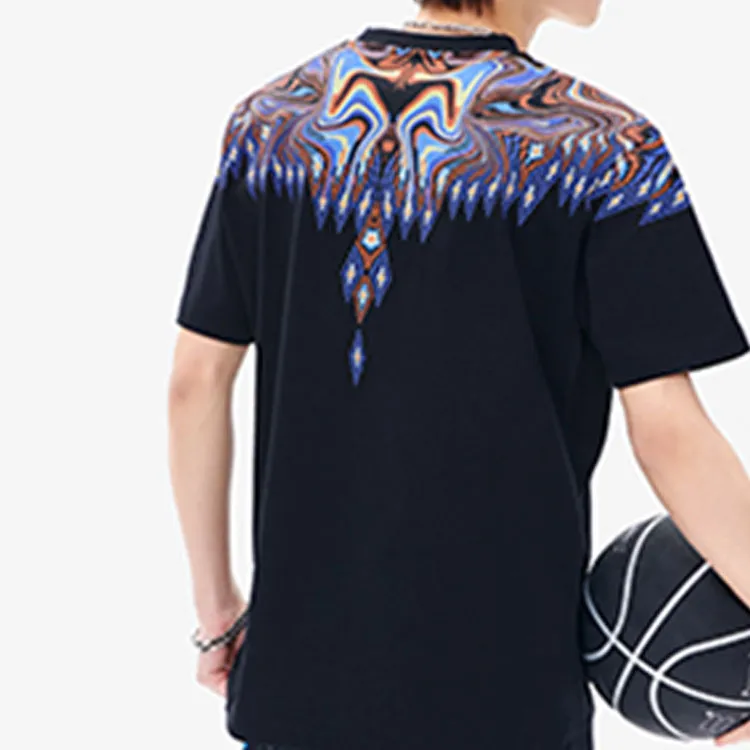 FILA FUSION x MARCELO BURLON COUNTY OF MILAN SS22 T Shirt Unisex Pitch Black-4