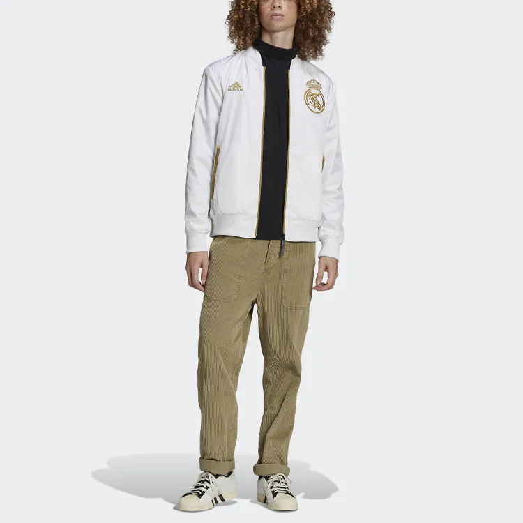 Adidas Real Madrid C.F Jackets Men White-1
