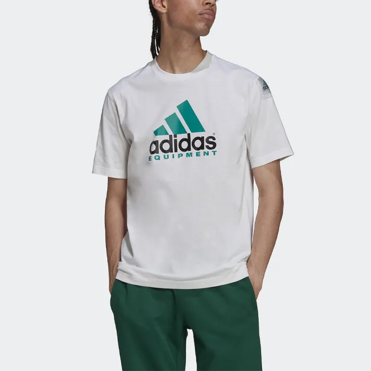 adidas originals Men's EQT Logo Tee White-6
