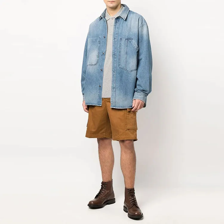 DIESEL Shirts Men Blue-1