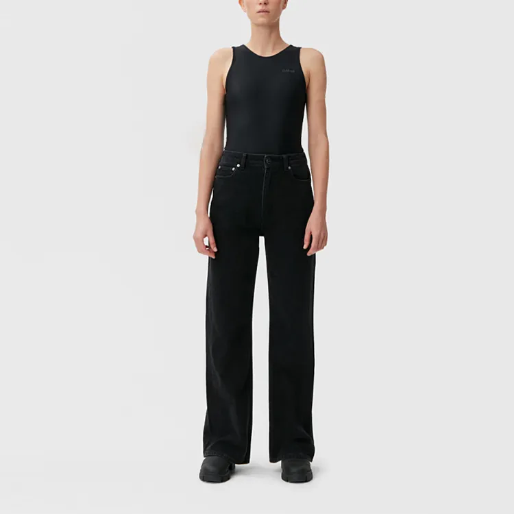 GANNI Jeans Women's Black-1