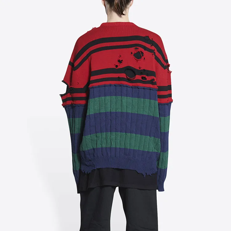 Balenciaga SS22 Loose Fit Knitwear Men's Multicolor-3