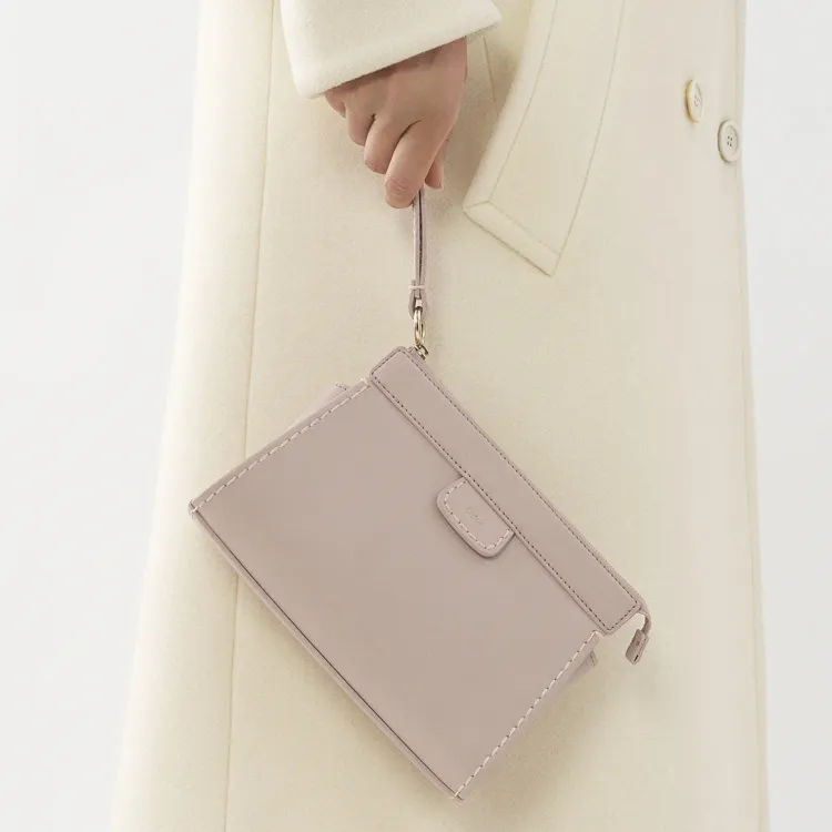 Chloe Edith Calfskin Shoulder Bag, Crossbody Bag Mini Women's Pink-4