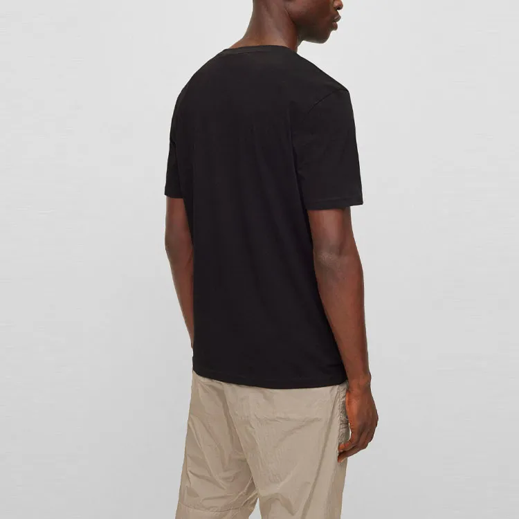 HUGO BOSS T Shirts Men Black-2