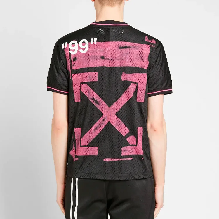OFF WHITE T Shirt Regular Fit Men's Black-4