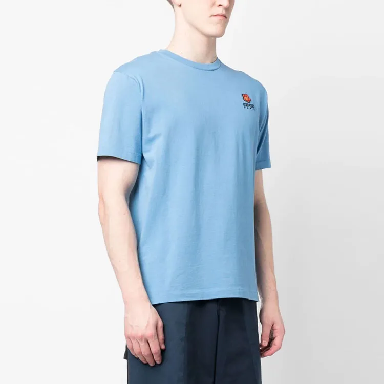 KENZO Boke Flower Series T Shirts Men Cyan-3