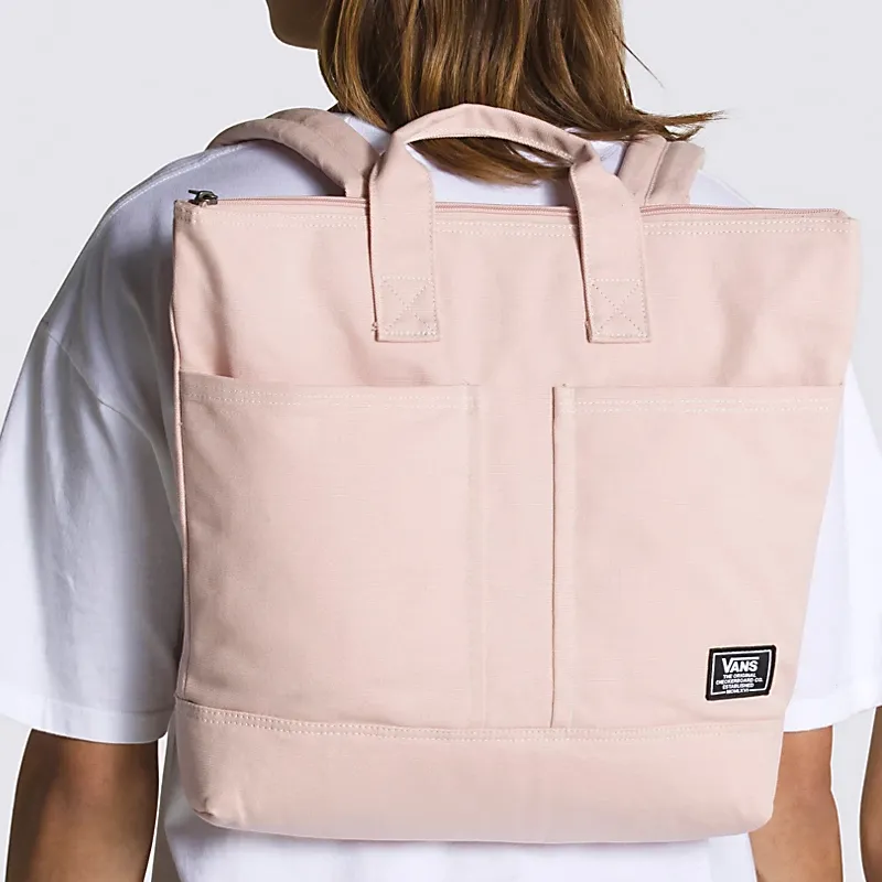Vans Cotton Portable Backpack Regular Unisex Rose Smoke-4