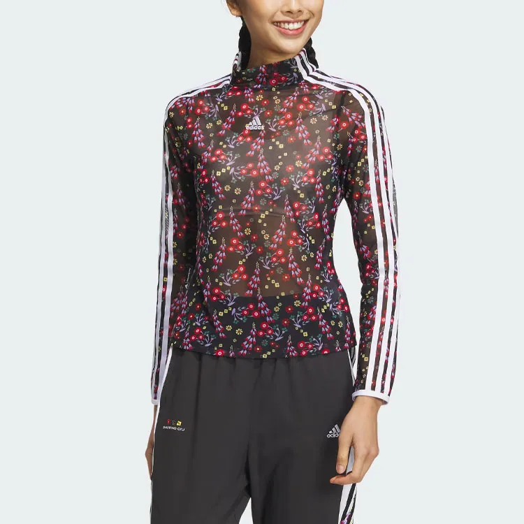 Adidas Adidas X SHUTING QIU Co-branded Series T-Shirt Women's Black-1