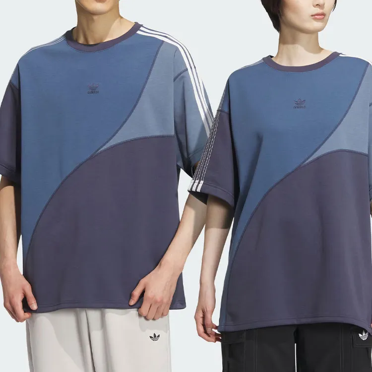 Adidas Originals T Shirt Unisex Dark Navy Blue-3