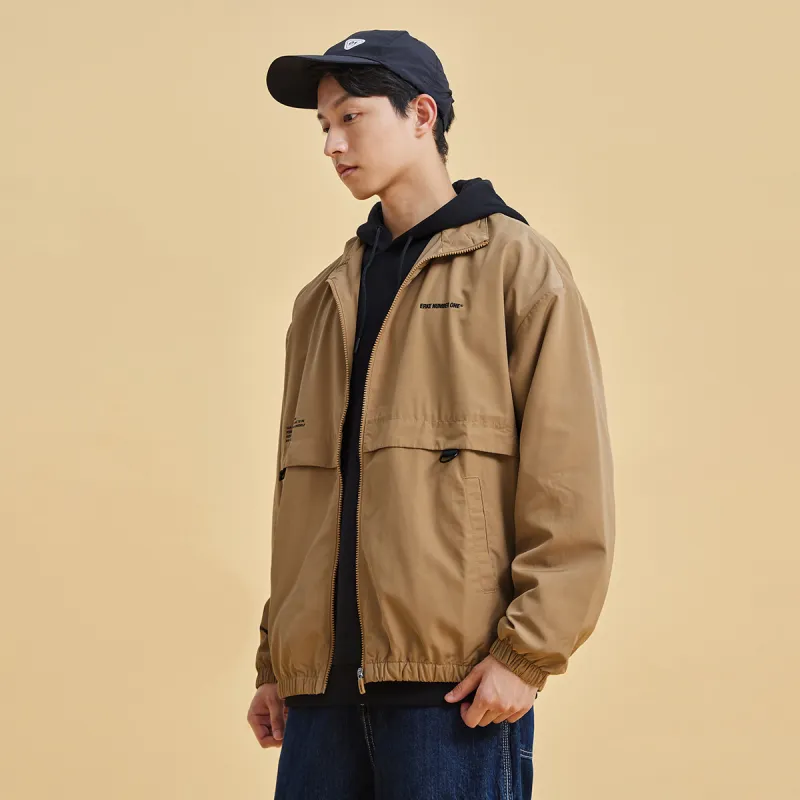 Erke Jackets Men Premium Khaki-5