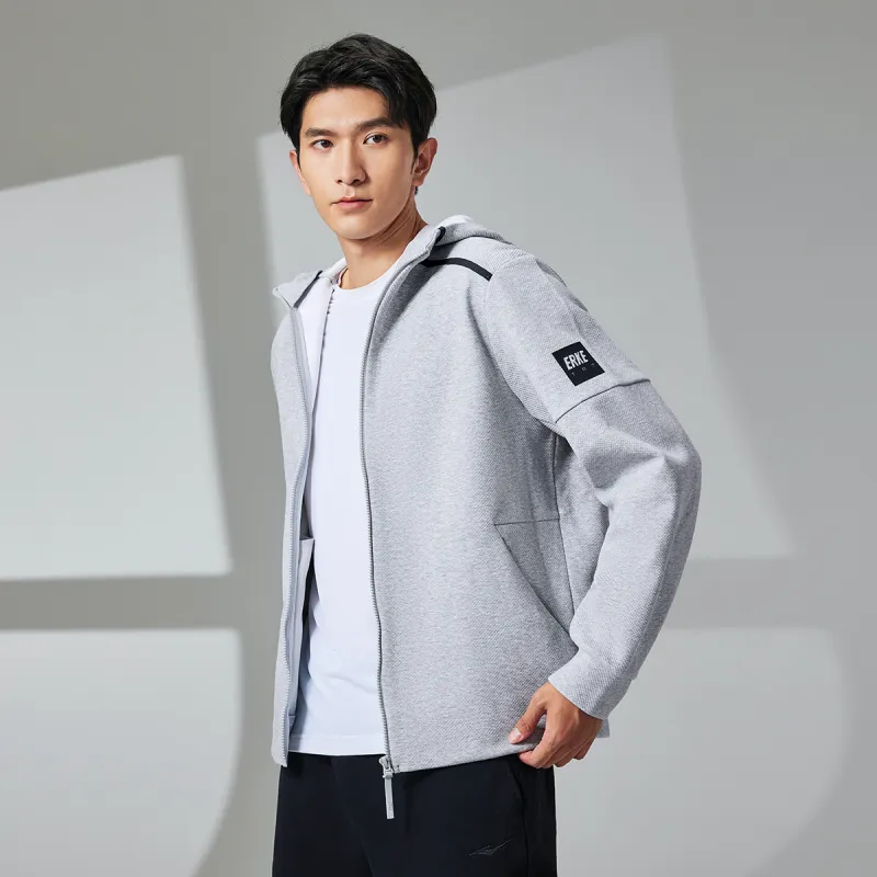 Erke Sweatshirts Men Bright Light Heather Gray-4