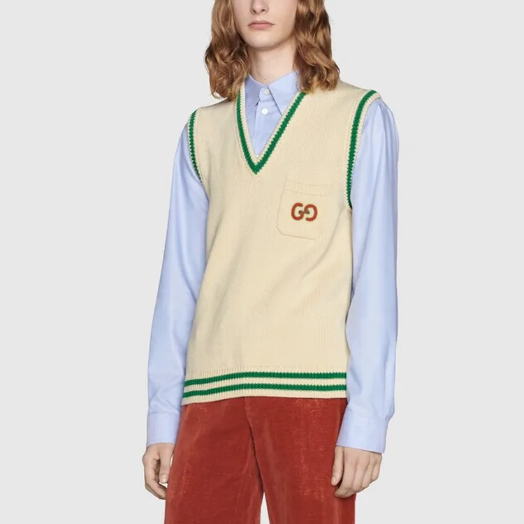 GUCCI Pineapple SS22 Vest Men's White-4